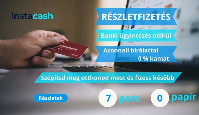Részletfizetéssel is megvásárolhatod termékeinket
