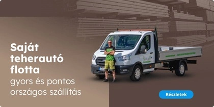 Saját teherautó flotta