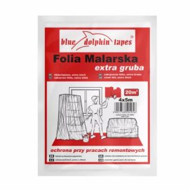   Blue Dolphin extra vastag takarófólia – 50 mikron (50my), létrázható, 4x5m