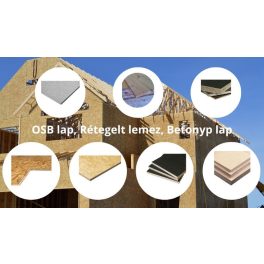 OSB lap, Rétegelt lemez, Betonyp lap