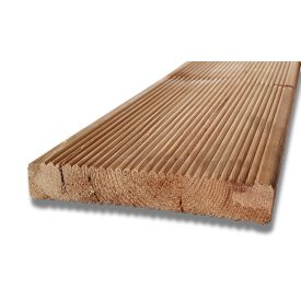   Szibériai vörösfenyő teraszburkolat 24x143x4000mm "B"