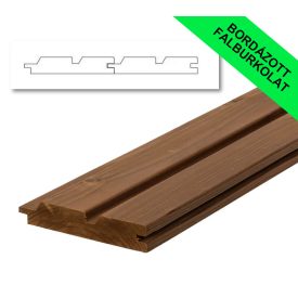   Bordázott falburkolat - Thermowood luc A Dual Shadow thermo-d ww SAP 26x140x3000, 3600, 4200, 5100mm  