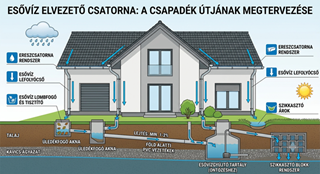 Esővíz elvezető csatorna: a csapadék útjának megtervezése