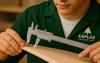 Rétegelt lemez vastagsága és tűrései