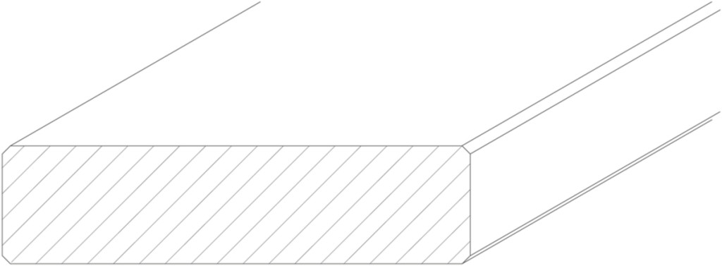 Szárított, gyalult luc deszka 1,8x19x400cm