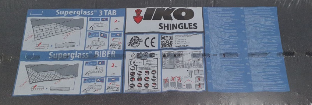 IKO Superglass téglány zsindely (2m²/csomag Árnyalt barna)