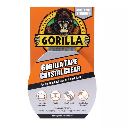Gorilla Tape Kristálytiszta Javítószalag Vízálló 8,2mx48mm
