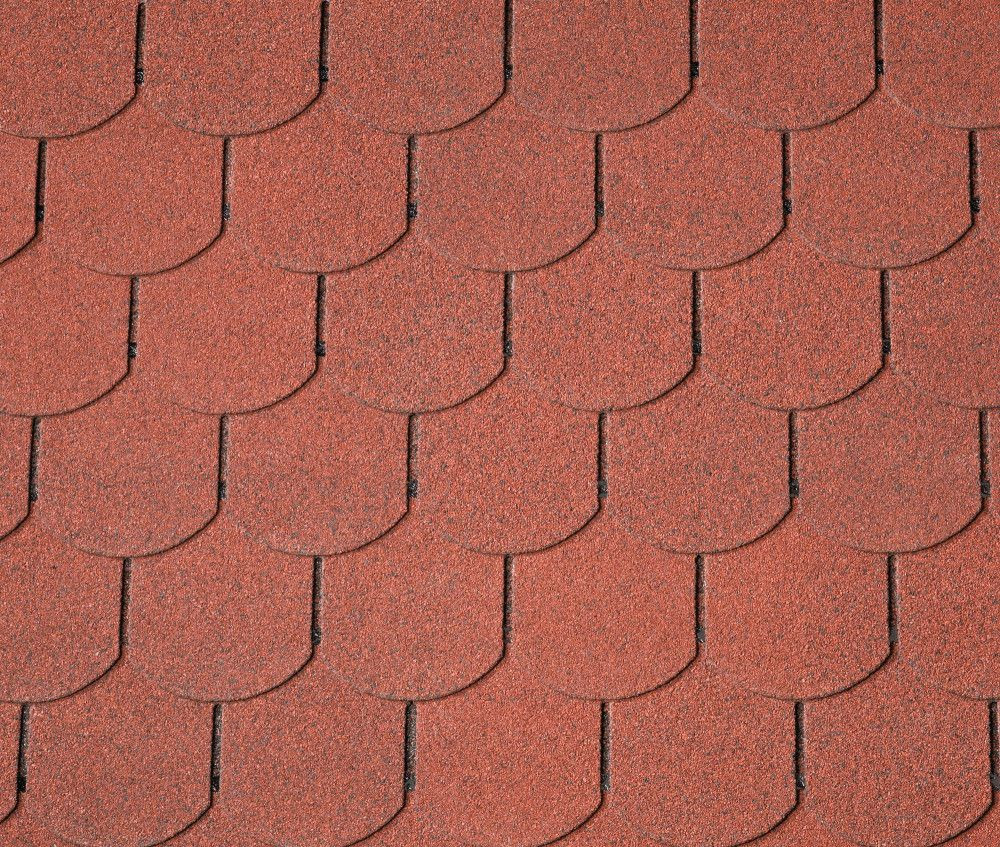 IKO Superglass Biber hódfarkú zsindely (2m²/csomag Vörös)
