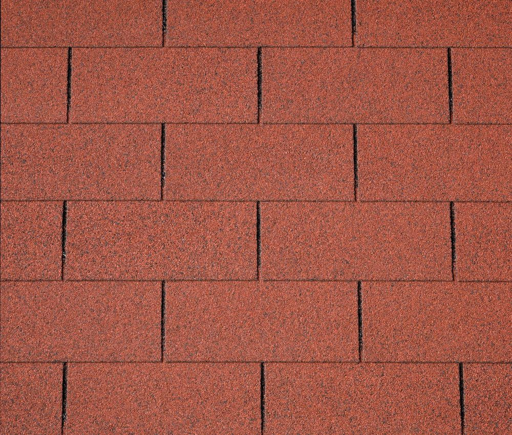 IKO Superglass téglány zsindely (2m²/csomag Vörös)